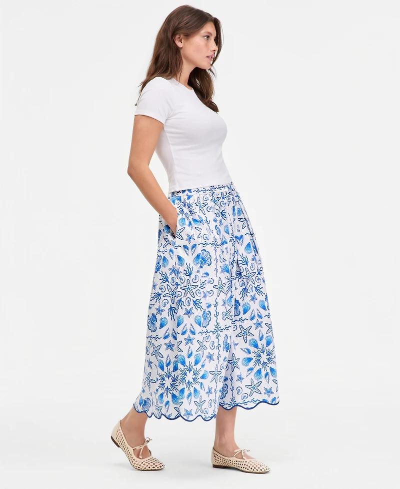 On 34th Women's Serene Shores Midi Skirt, Macy's Exclusive