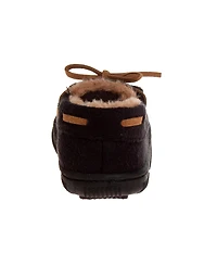 Beverly Hills Polo Club Little Boys Moccasins Slippers Classic Fuzzy Lining Cozy Indoor/Outdoor Sole Slip On Comfort