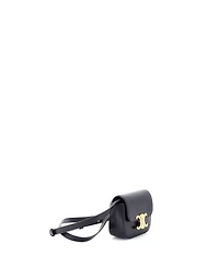 Pre-Owned Celine Mini Triomphe Shoulder Bag Smooth Calfskin
