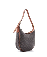 Pre-Owned Celine Medium Heloise Bag Triomphe Coated Canvas