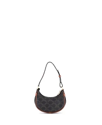 Pre-Owned Celine Mini Ava Bag Triomphe Coated Canvas