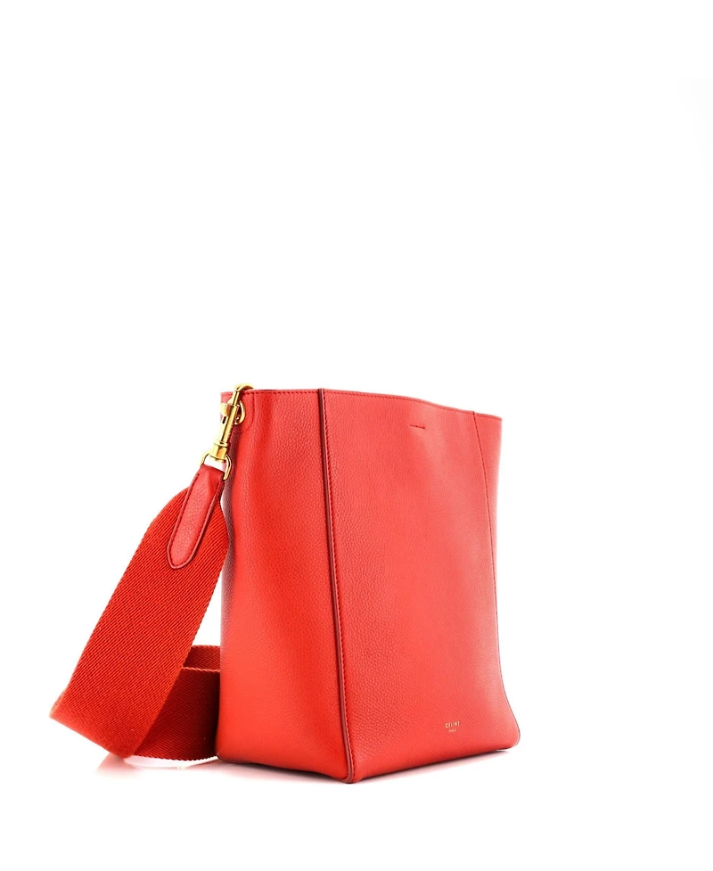Pre-Owned Celine Small Sangle Seau Bag Calfskin