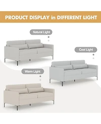 gaomon Loveseat Couches Set of 2 for Living Room, 80 in Modern Couch with Deep Seats, Comfortable Love Seat Sofa with Sturdy Frame