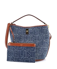 Pre-Owned Celine Bucket 16 Bag Denim