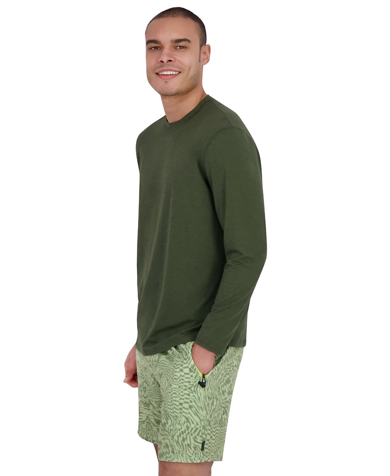 Spyder Men's Core Long-Sleeve Crewneck Upf 50+ Rashguard