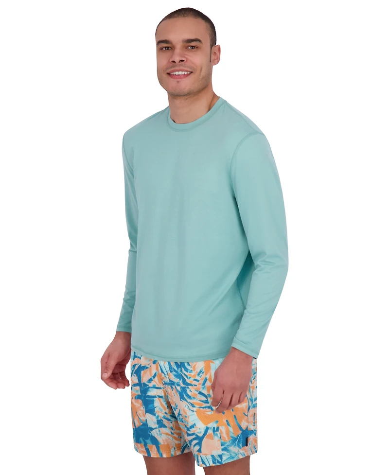 Spyder Men's Core Long-Sleeve Crewneck Upf 50+ Rashguard