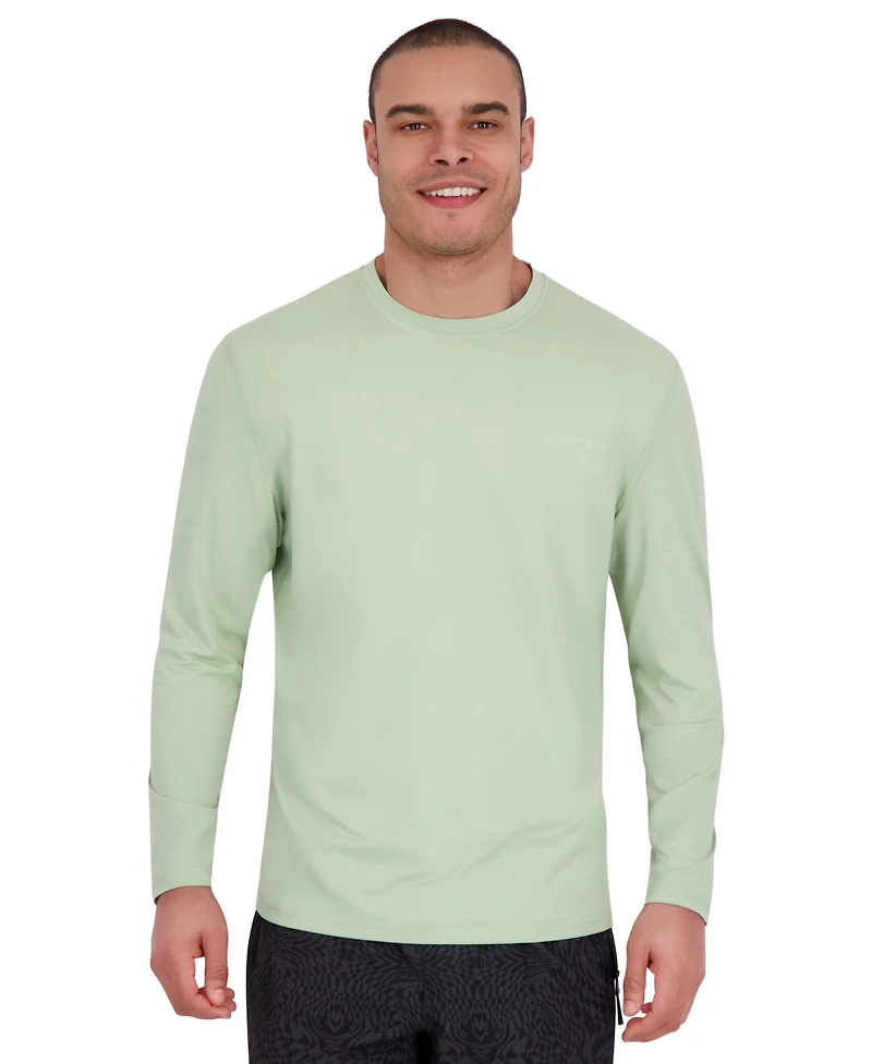 Spyder Men's Long-Sleeve Crewneck Rashguard