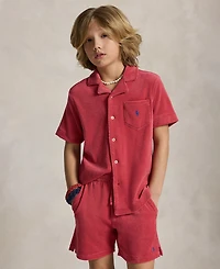 Polo Ralph Lauren Boys 8-20 Terry Camp Shirt