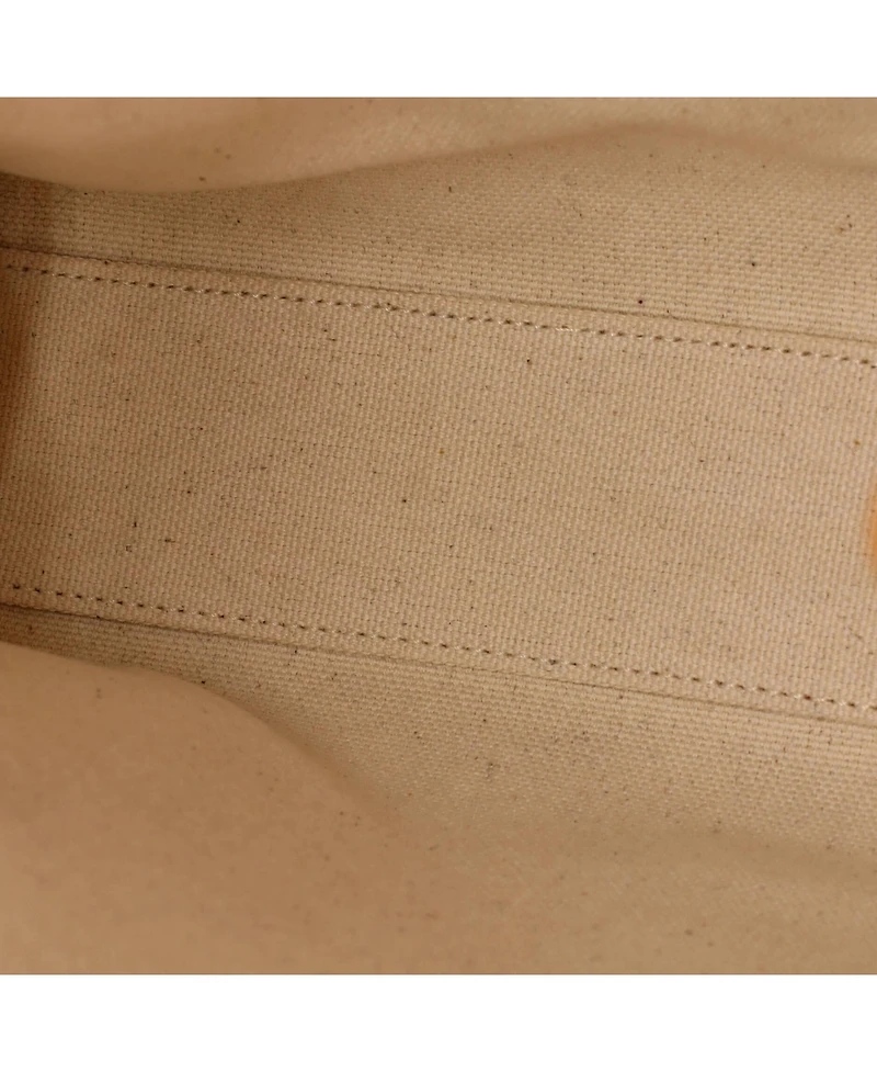 Pre-Owned Celine Small Vertical Cabas Tote Canvas with Leather