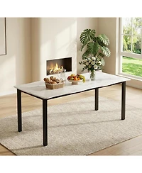 gaomon Dining Room Table for 6-8, 70.9" Rectangular Kitchen Table