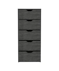 flynama Modern 4 Drawer Dresser Particleboard Cabinet Waterproof for Bedroom Entryway Bathroom