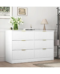flynama 5 Drawer Classic Dresser Multipurpose Cabinet for Kids Room Home Furniture With Spacious Drawers Easy Assembly.