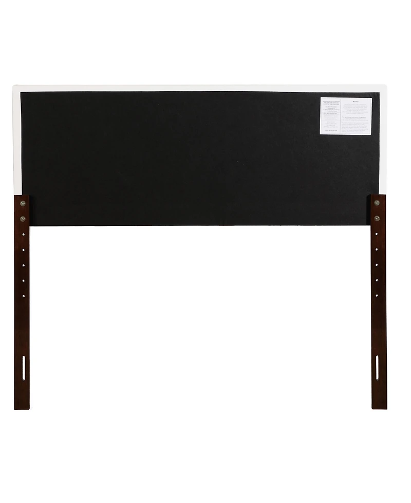 Flynama Queen Upholstered Headboard with Faux Jewel Tufting Adjustable Height 41 to 53 inch