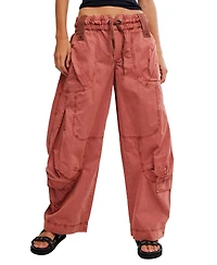 Free People Women's Onset Mid-Rise Parachute Pants