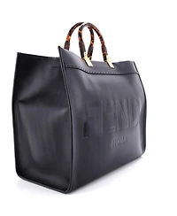 Pre-Owned Fendi Sunshine Shopper Tote Leather