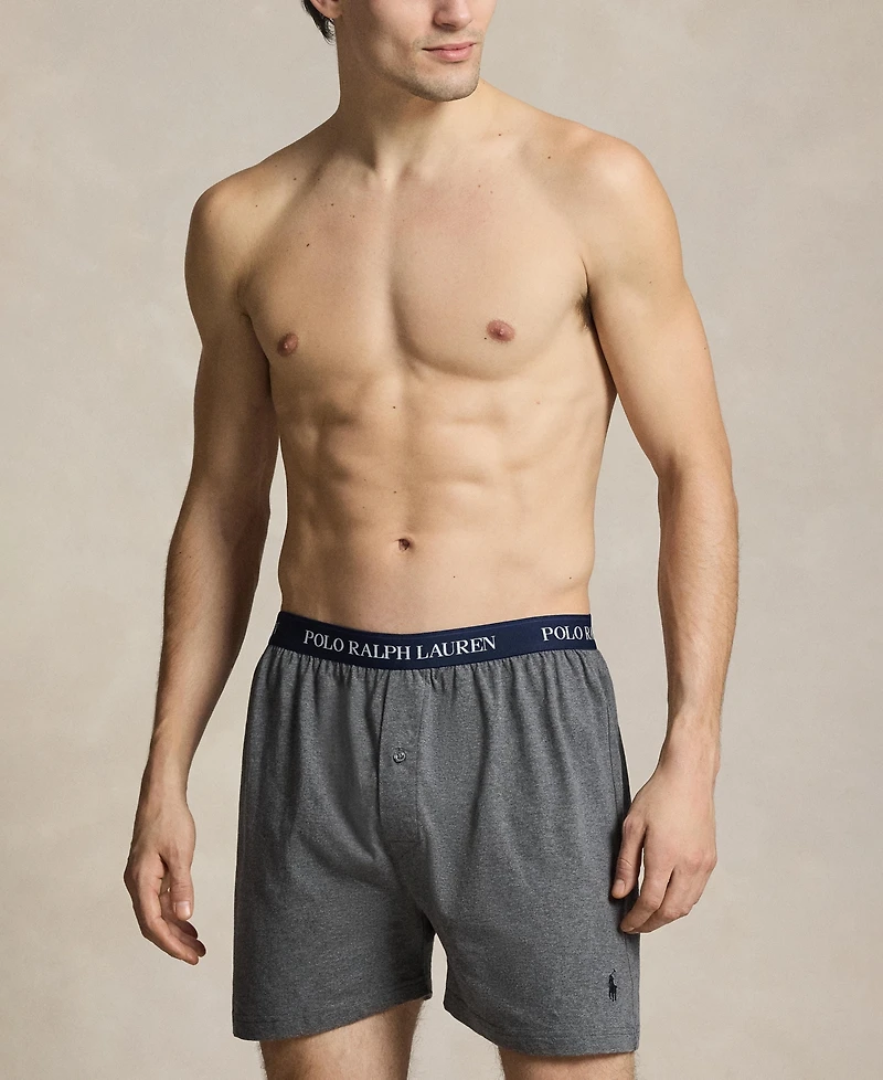 Polo Ralph Lauren Men's Classic-Fit Knit Boxers, 6-Pack