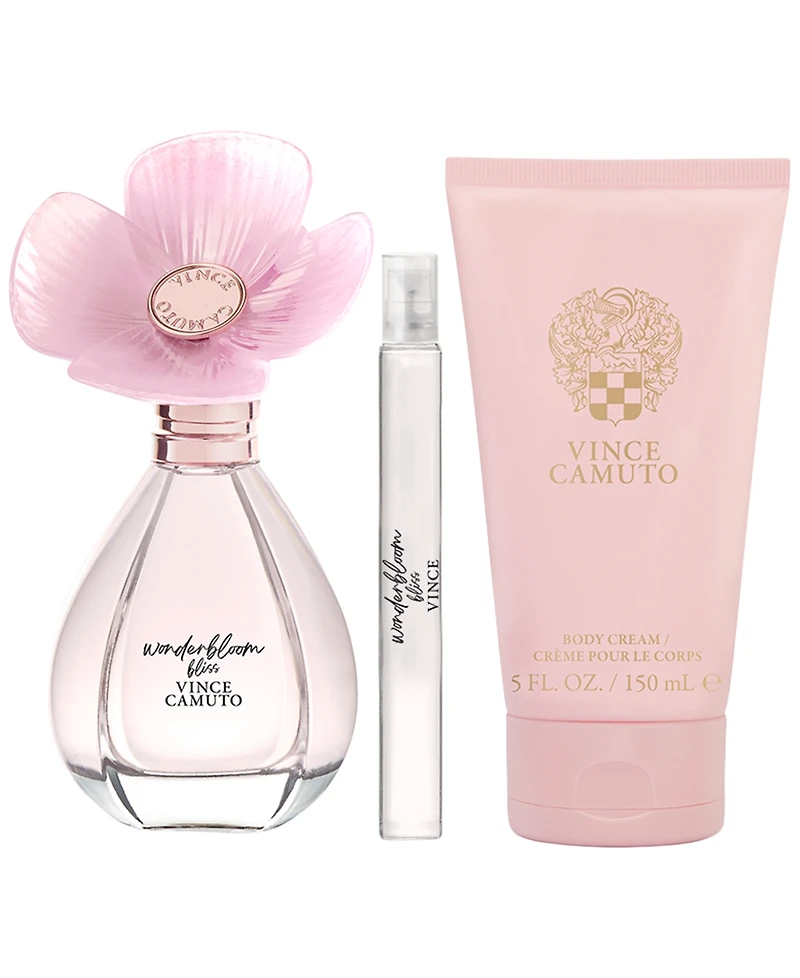 Vince Camuto 3-Pc. Wonderbloom Bliss Eau de Parfum, Travel Spray and Body Cream Gift Set