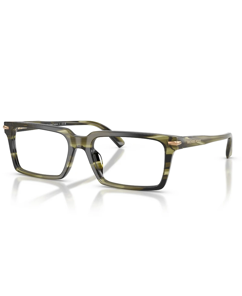 Michael Kors Men's Square Grand Targhee Eyeglasses, MK4173U