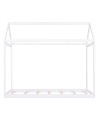 flynama Wooden House Bed Pine Wood Mdf Low Height Safe For Kids
