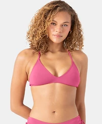 Roxy Juniors' Beach Classics Athletic Triangle Bikini Top