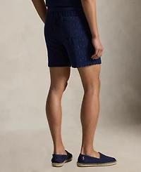 Polo Ralph Lauren Men's Cable-Knit Terry Regular-Fit Shorts