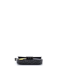 Pre-Owned Fendi Mini Baguette Nm Bag Zucca Coated Canvas and Leather