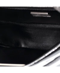 Pre-Owned Fendi Mini Resin Handle Peekaboo Bag Patent