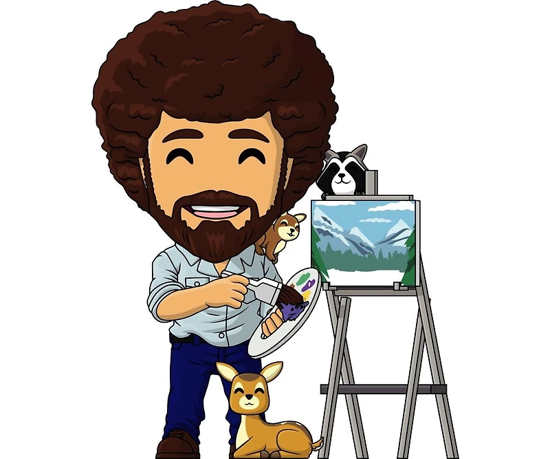 Youtooz Youtooz: Bob Ross Collection Bob Ross and Friends Vinyl Figure #3
