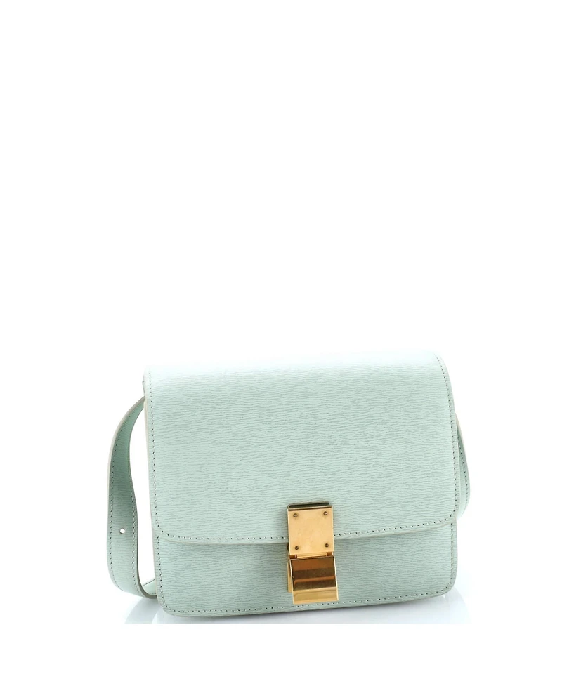 Pre-Owned Celine Small Classic Box Bag Grainy Leather