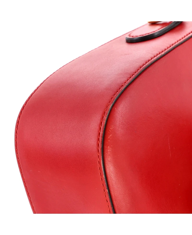 Pre-Owned Gucci Medium Lady Web Shoulder Bag Leather