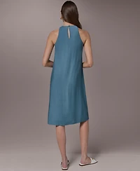 Donna Karan New York Women's Crewneck Midi Dress