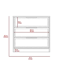 flynama Contemporary 6 Drawer Dresser Finish Sturdy Construction for Bedroom Living Room Storage