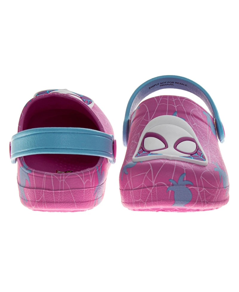 Spider-Man Toddler Marvel Ghost Gwen Stacy Shoes, Eva Clogs, Water Shoes - Pool Slip-On