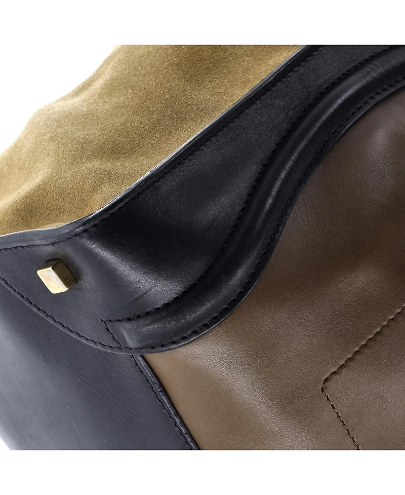 Pre-Owned Celine Medium Tricolor Luggage Bag Leather