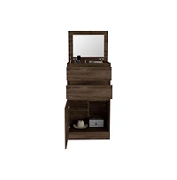 flynama Modern 5 Drawer Dresser Solid Wood Cabinet with Metal Handles for Bedroom Home Office Hallway