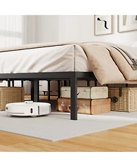 Sugift Heavy Duty Metal Bed Frame with Support Slats Foundation