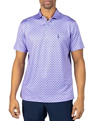 Tailorbyrd Men's Carts and Byrds Printed Performance Polo