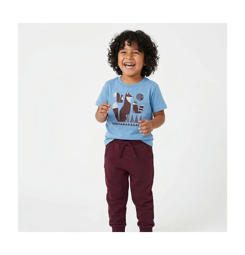 Mightly Kids Fair Trade Organic Cotton Graphic Short Sleeve T-Shirt