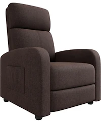 gaomon Recliner Chair for Adults, Lazy Ergonomic Adjustable Single Sofa Enhanced with Side Pocket, Tall Back, Wide Arms & Padded Seat