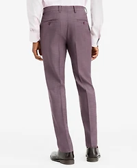 Ted by Baker Men's Modern-Fit Purple Solid Suit Separate Pants
