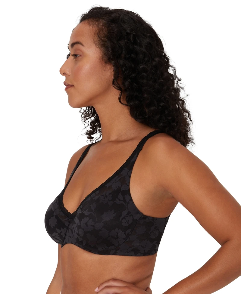 Bali Passion for Comfort Smooth Lace Underwire Bra DF6590