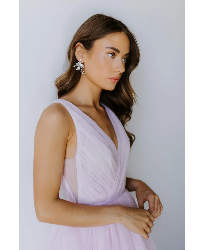 Untamed Petals Ryann Freshwater Pearl Drop Earrings
