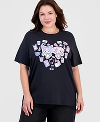 Love Tribe Trendy Plus Sanrio Graphic Print T-Shirt