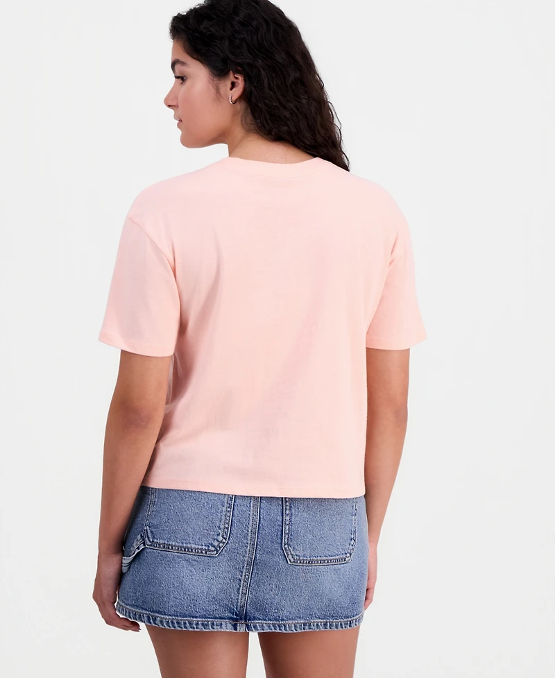 Pretty Rebel Juniors' Ocean Route Graphic Cotton T-Shirt