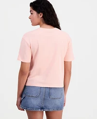 Pretty Rebel Juniors' Ocean Route Graphic Cotton T-Shirt