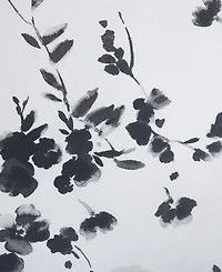 Vera Wang Noir Bouquet Cotton 3-Pc. Duvet Cover Set