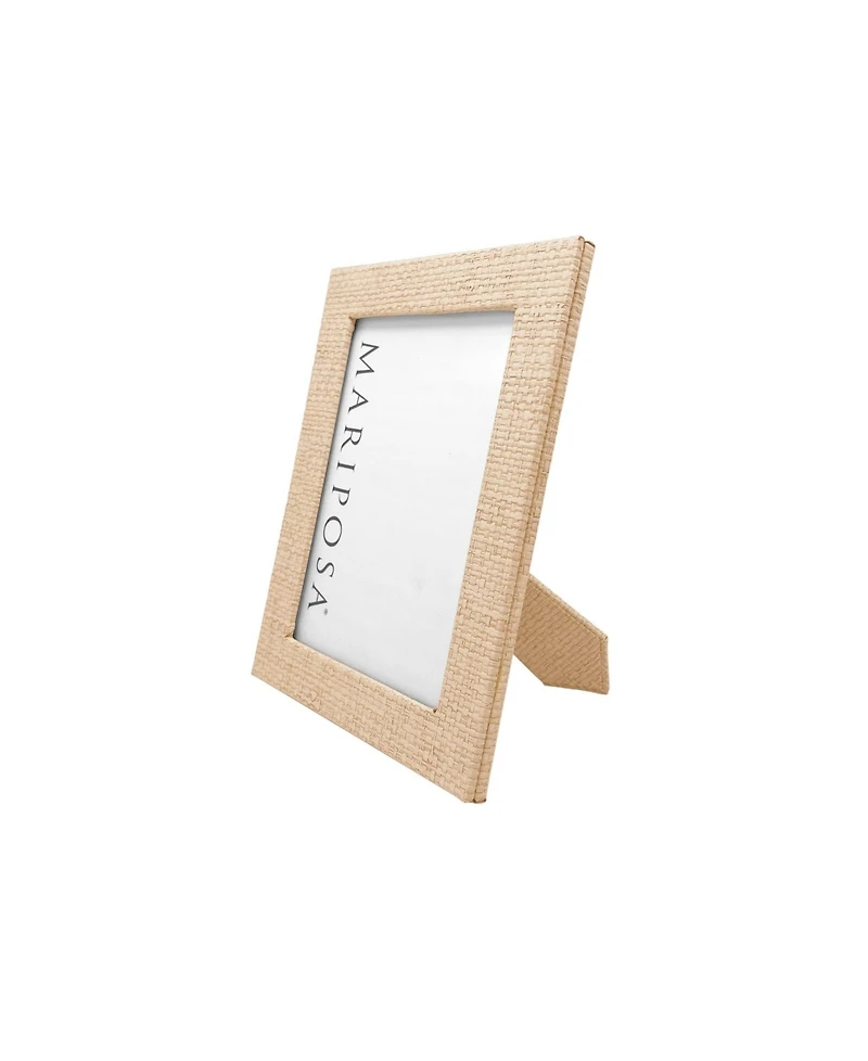 Mariposa Coconut Grove Faux Grasscloth Frame, 5" x 7"