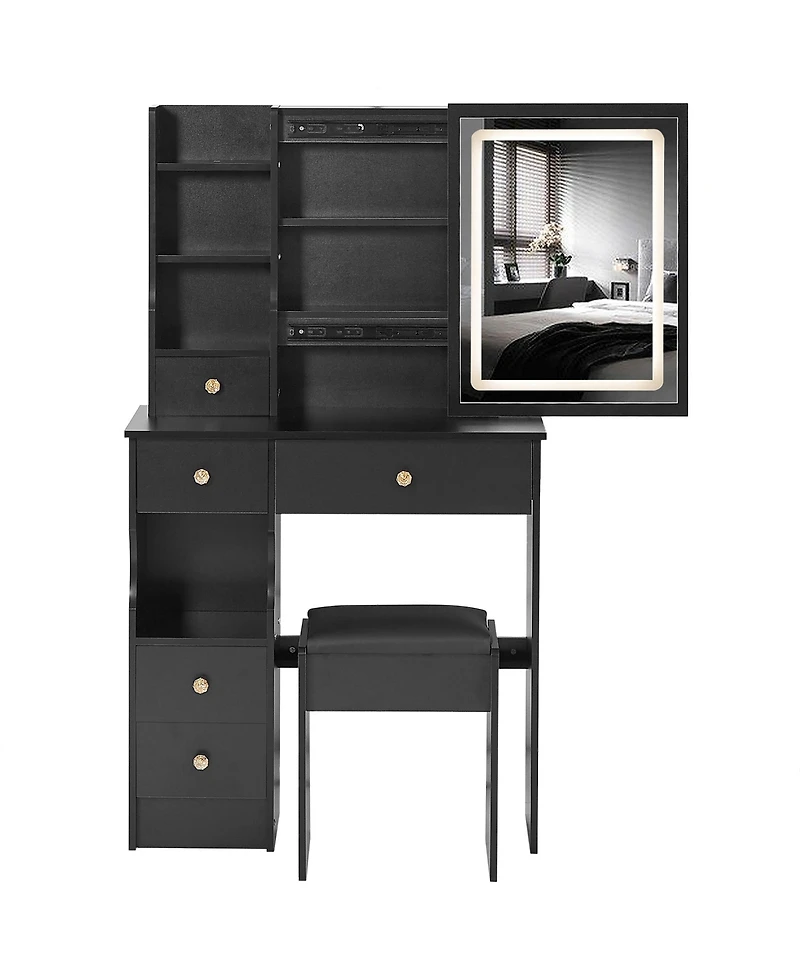 Flynama Versatile Neutral Nightstand with Storage Space Modern Bedroom Furniture Bedside End Table