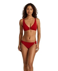 Lauren Ralph Women's Printed Full-Coverage Ring Hipster Bottom