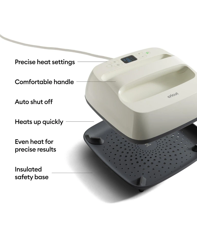 Cricut Explore 5 Crafting Bundle with EasyPress 9x9, Smart Vinyl, Smart Iron-On Sheets and Digital Design eBook